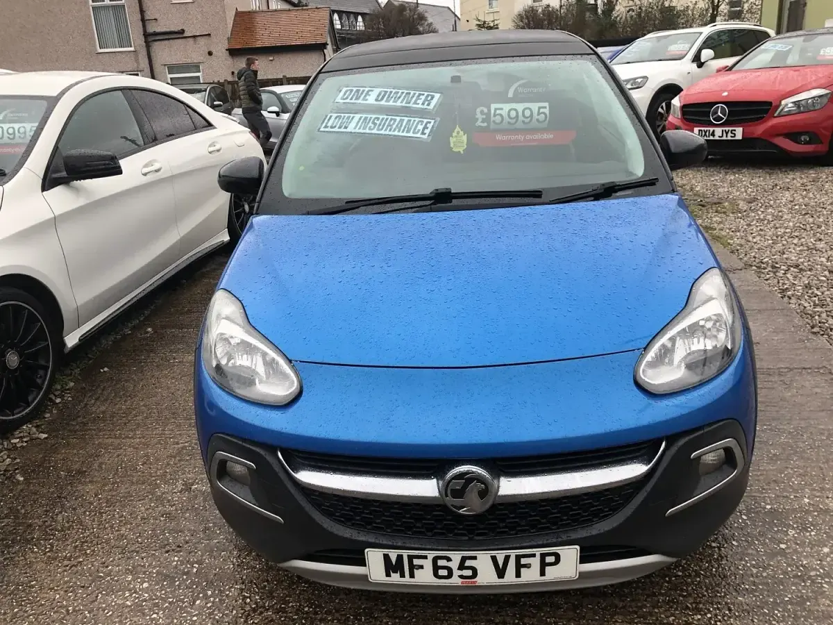 Used Vauxhall Adam Rocks 70 HP (51 kW) 2015 Blue Hatchback