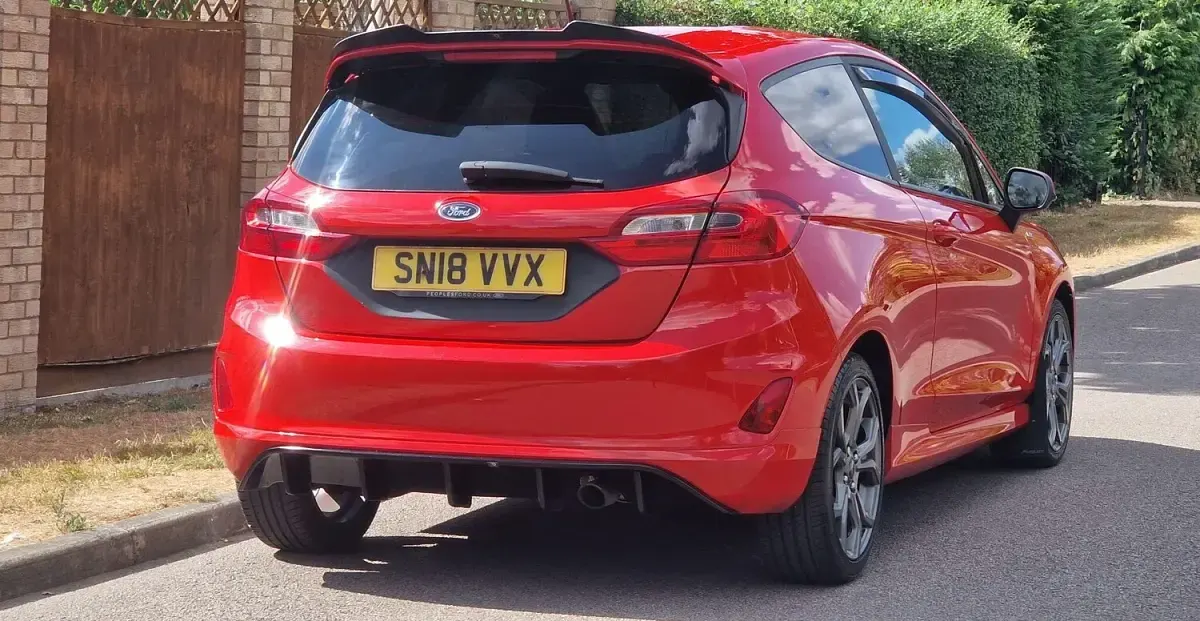 Used Ford Fiesta ST-Line 125 HP (91 kW) 2018 Red Hatchback