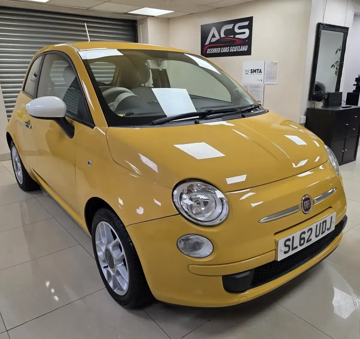 Usado Fiat 500 2012 Amarelo Citadino