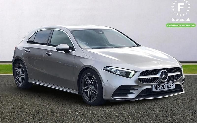 Silver Used 2020 Mercedes A250 AMG Line Premium Hatchback | £18,799 (Fair price) - Image 1/4