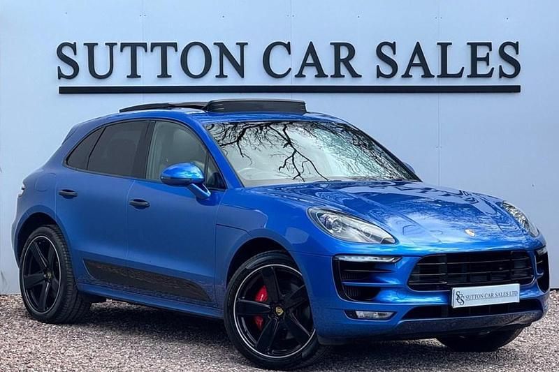 Used Porsche Macan Turbo 2018 Blue SUV