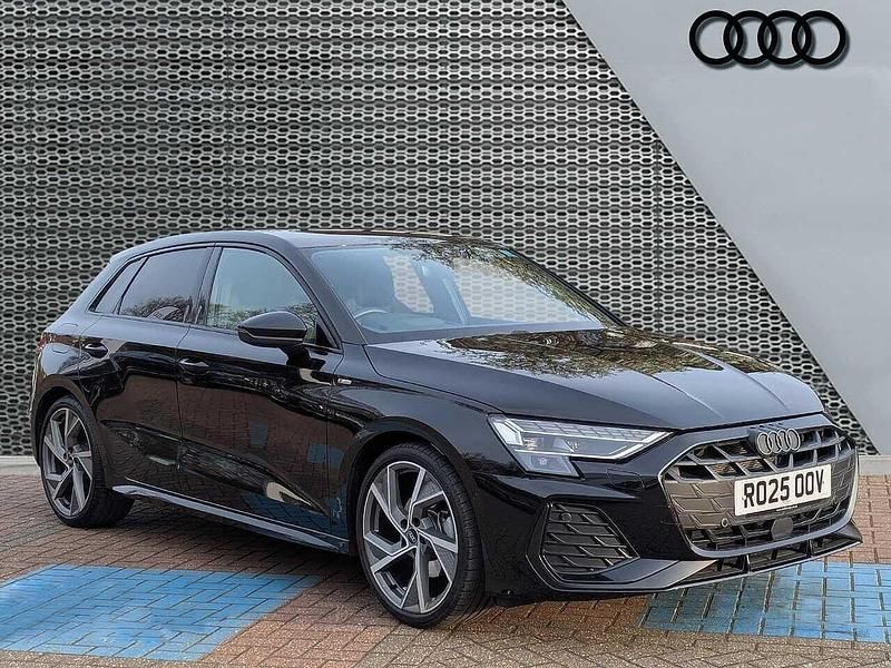 Used Audi A3 Sportback Black Edition 150 HP (110 kW) 2025 Black Hatchback