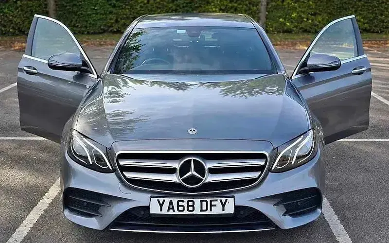 Used Mercedes E220 AMG Line Premium 194 HP (142 kW) 2018 Grey Sedan