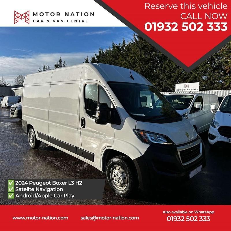 Second-hand Peugeot Boxer Premium 140 CP (102 kW) 2024 Alb Van