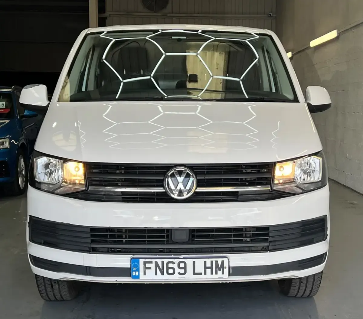 Usado VW Transporter Trendline 2019 Azul Van