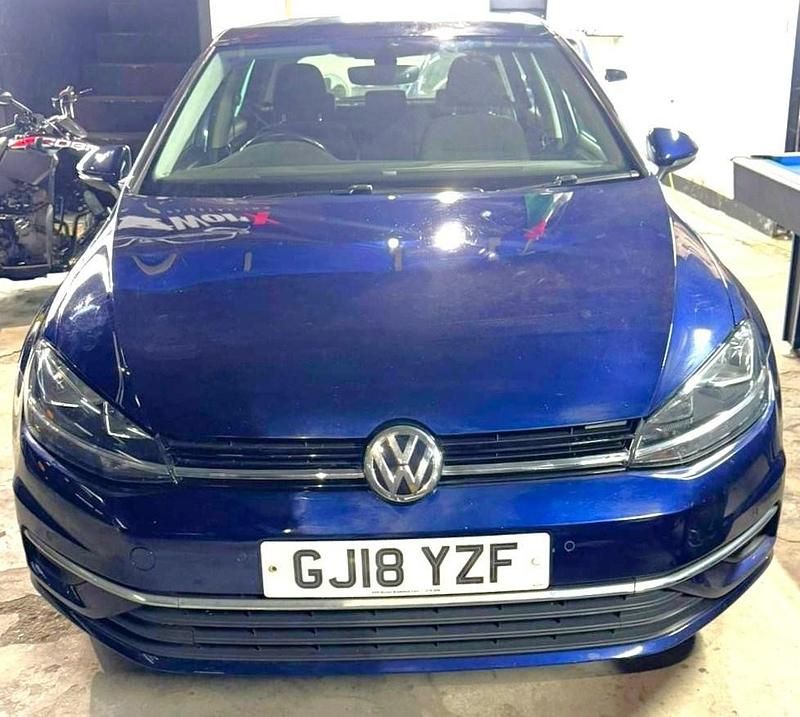 Blue Used 2018 VW Golf VII SE Hatchback | £7,695 (Super price) - Image 1/4