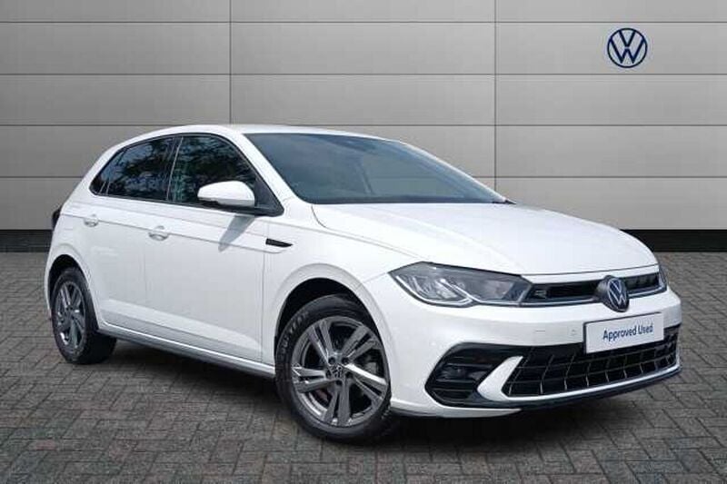 White Used 2022 VW Polo R-line Hatchback | £17,599 (Fair price) - Image 1/4