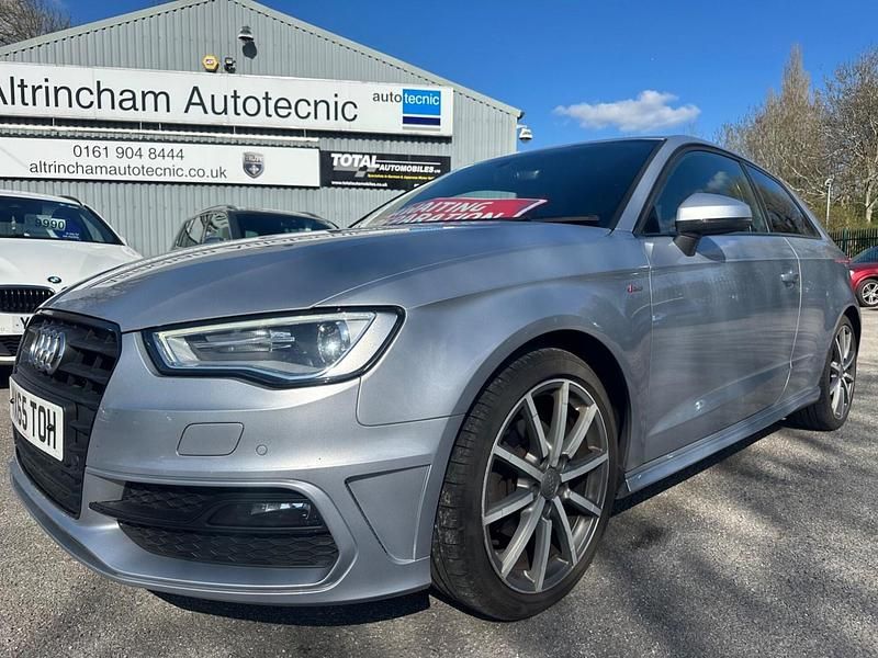 Used Audi A3 S-Line 125 HP (91 kW) 2015 Silver Hatchback