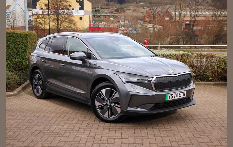 Grey Used 2024 Skoda Enyaq iV Suite SUV | £30,555 (Good price) - Image 1/4