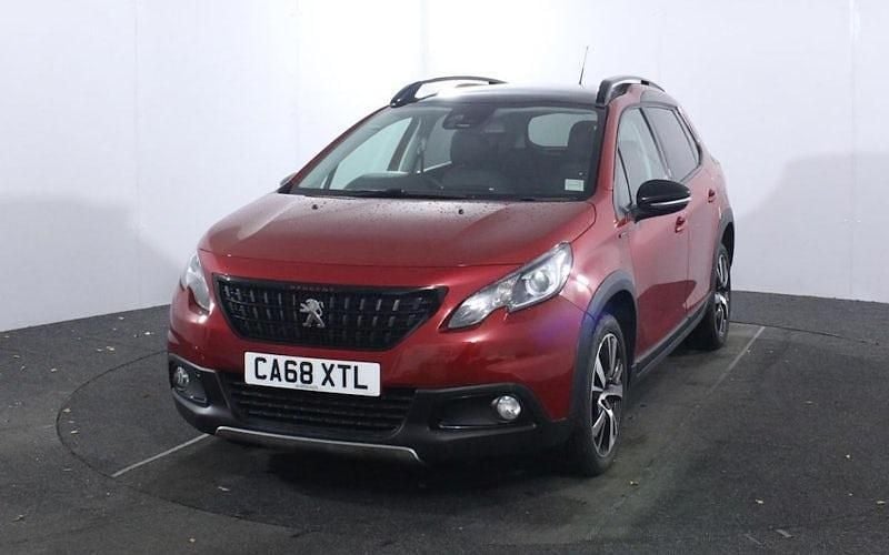Usado Peugeot 2008 GT-line 120 HP (88 kW) 2019 Vermelho SUV