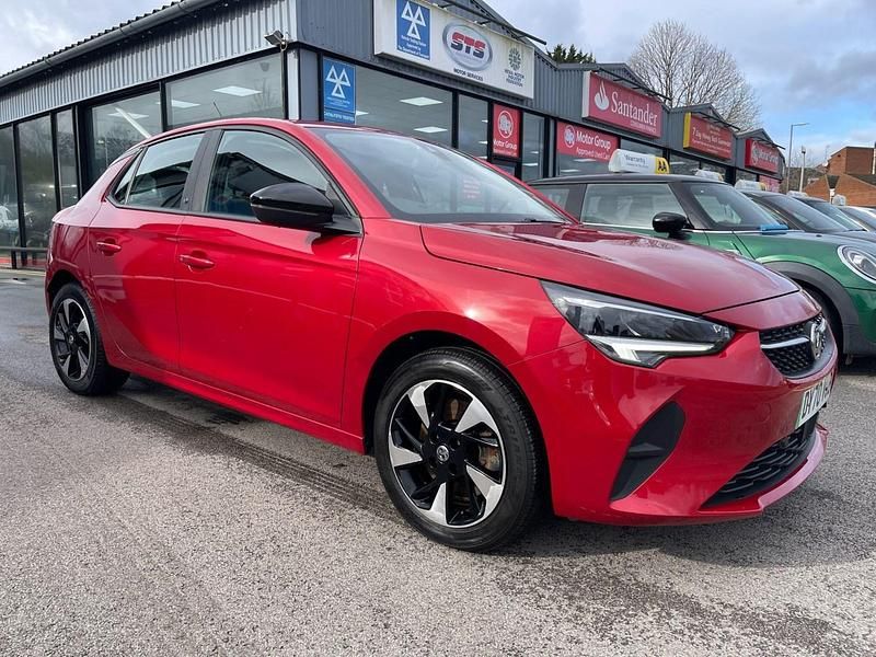 Used Vauxhall Corsa-e 100 kW (136 HP) 2021 Red Hatchback