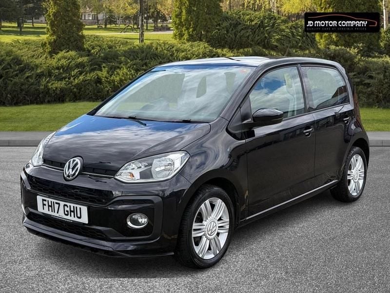 Begagnad VW up! high up! 90 HK (66 kW) 2017 Svart Halvkombi