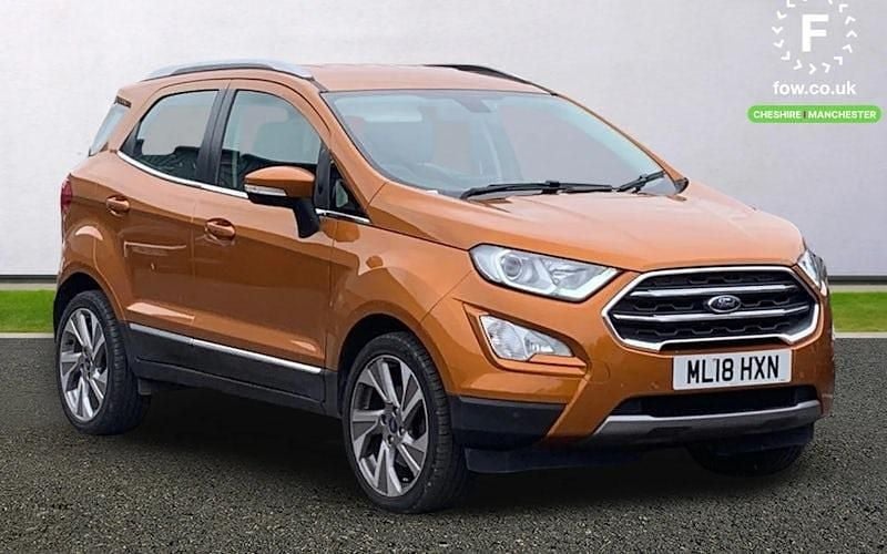Usado Ford Ecosport Titanium 125 HP (91 kW) 2018 Laranja SUV