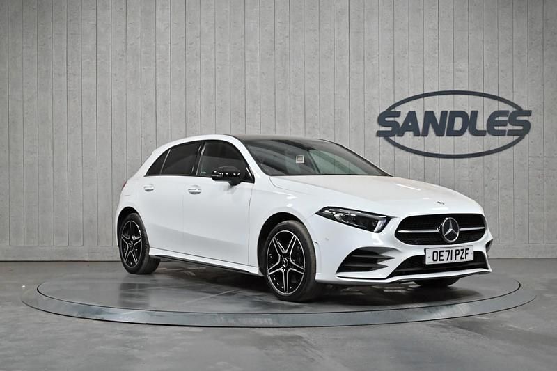 White Used 2022 Mercedes A250 AMG line Hatchback | £20,999 (Fair price) - Image 1/4