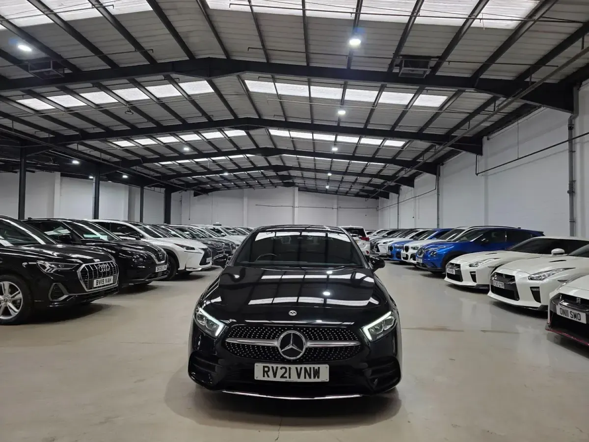 Usado Mercedes A250 AMG line 218 HP (160 kW) 2021 Preto Sedan