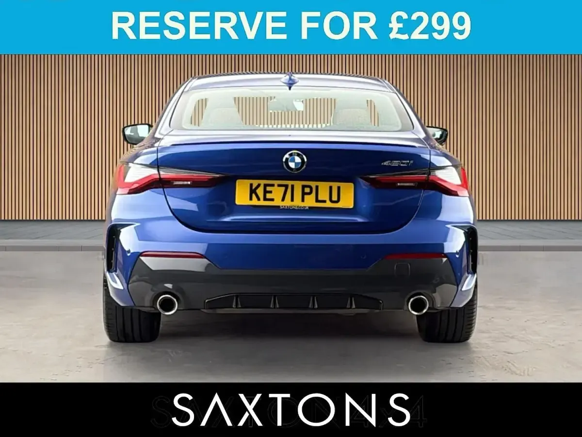 Used BMW 420 M Sport 184 HP (135 kW) 2022 Blue Coupe