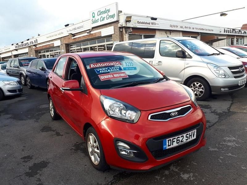 Used Kia Picanto 85 HP (62 kW) 2013 Red Hatchback