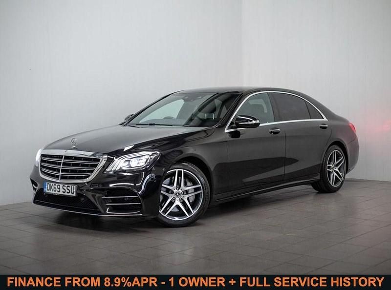 Black Used 2019 Mercedes S350L AMG line Sedan | £31,990 (Fair price) - Image 1/4