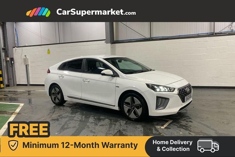 White Used 2021 Hyundai Ioniq Premium SE Hatchback | £14,197 (Fair price) - Image 1/4