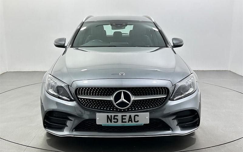 Used Mercedes C220 AMG Line Premium 194 HP (142 kW) 2019 Grey Estate