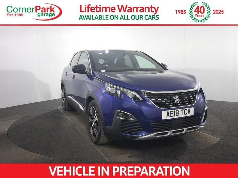 Used Peugeot 3008 GT-line 130 HP (95 kW) 2018 Blue SUV