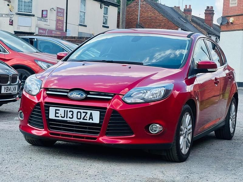 Red Used 2013 Ford Focus Titanium Hatchback | £4,590 (Good price) - Image 1/3