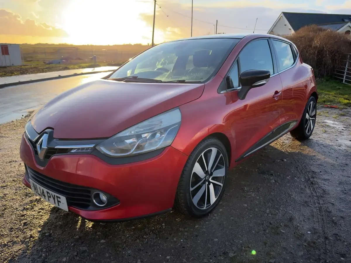 Used Renault Clio Dynamique 90 HP (66 kW) 2014 Red Hatchback