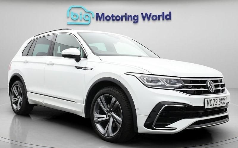 White Used 2023 VW Tiguan R-line Edition SUV | £24,800 (Fair price) - Image 1/4