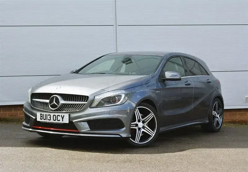 Used Mercedes A250 AMG 211 HP (155 kW) 2013 Mountain grey Hatchback