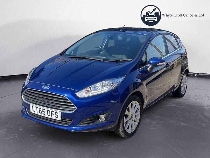 Used Ford Fiesta Titanium 2015 Blue Hatchback