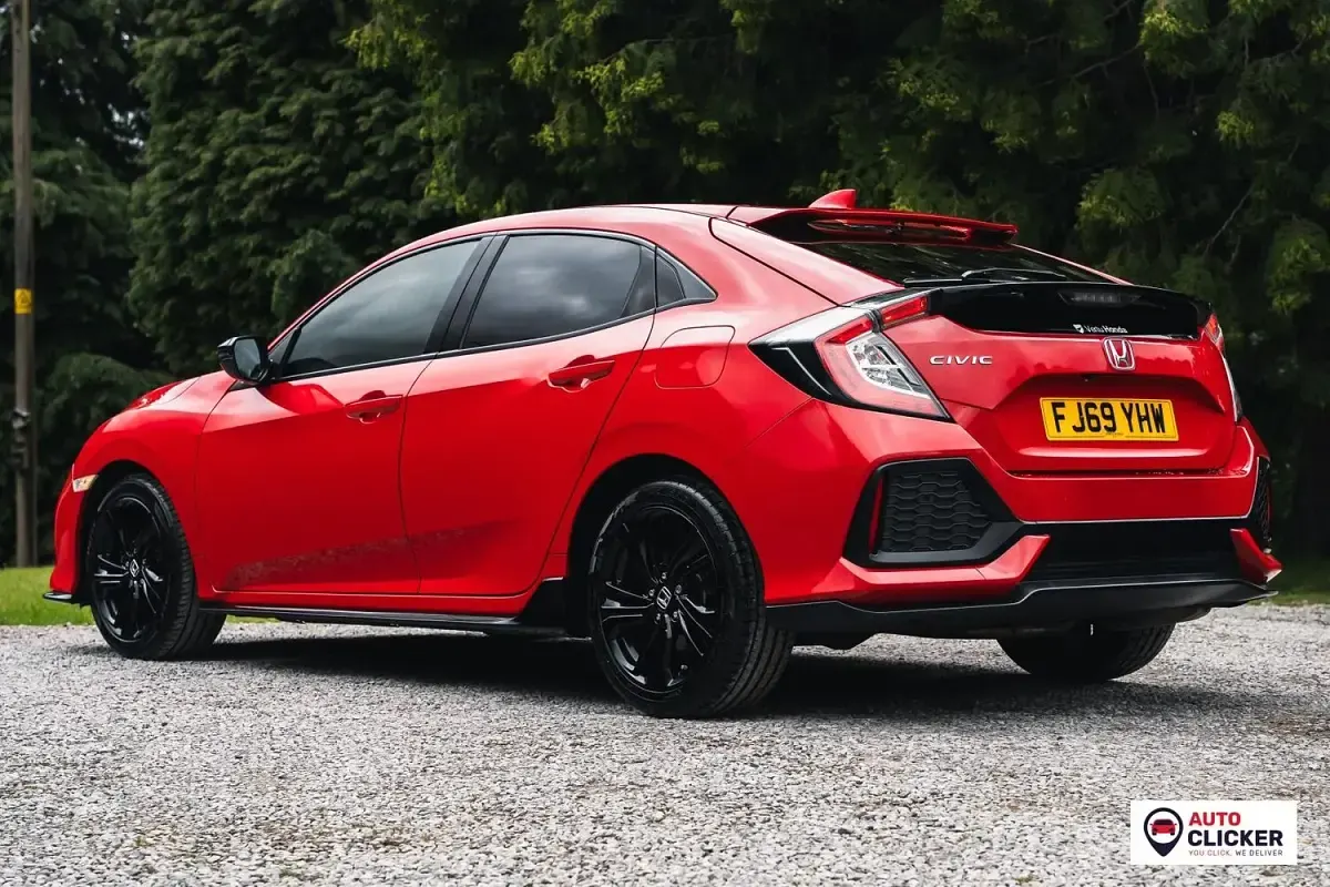 Used Honda Civic Sport 126 HP (92 kW) 2019 Red Hatchback