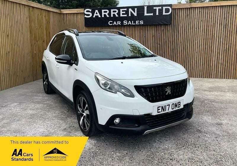 White Used 2017 Peugeot 2008 GT-line SUV | £8,695 (Fair price) - Image 1/4
