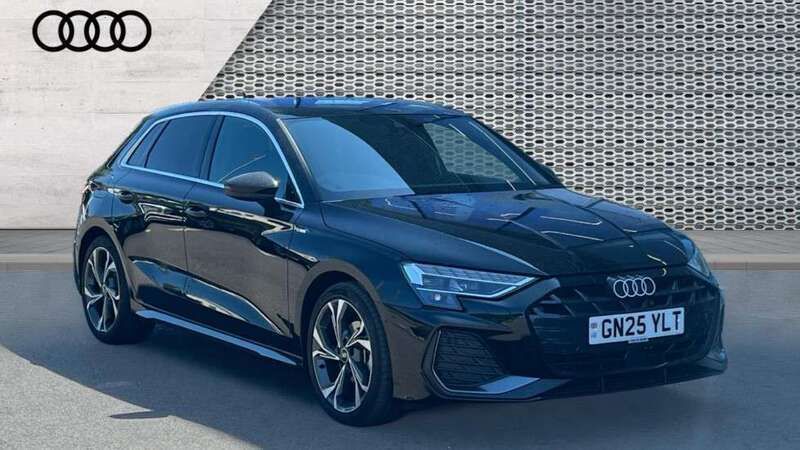 Black Used 2025 Audi A3 S-Line Hatchback | £31,265 (Expensive) - Image 1/4