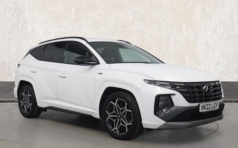 White Used 2022 Hyundai Tucson N Line SUV | £21,362 (A bit pricey) - Image 1/4