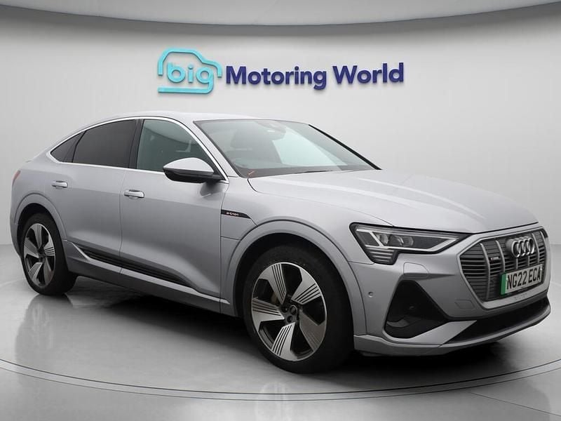 Silver Used 2022 Audi e-tron S-Line SUV | £22,700 (Good price) - Image 1/4