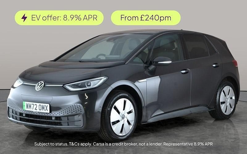Grey Used 2022 VW ID.3 Comfortline Hatchback | £16,374 (Fair price) - Image 1/3