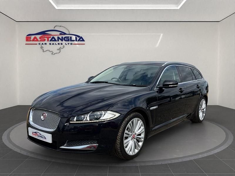 Black Used 2014 Jaguar XF Sportbrake Portfolio Estate | £9,990 (Fair price) - Image 1/4