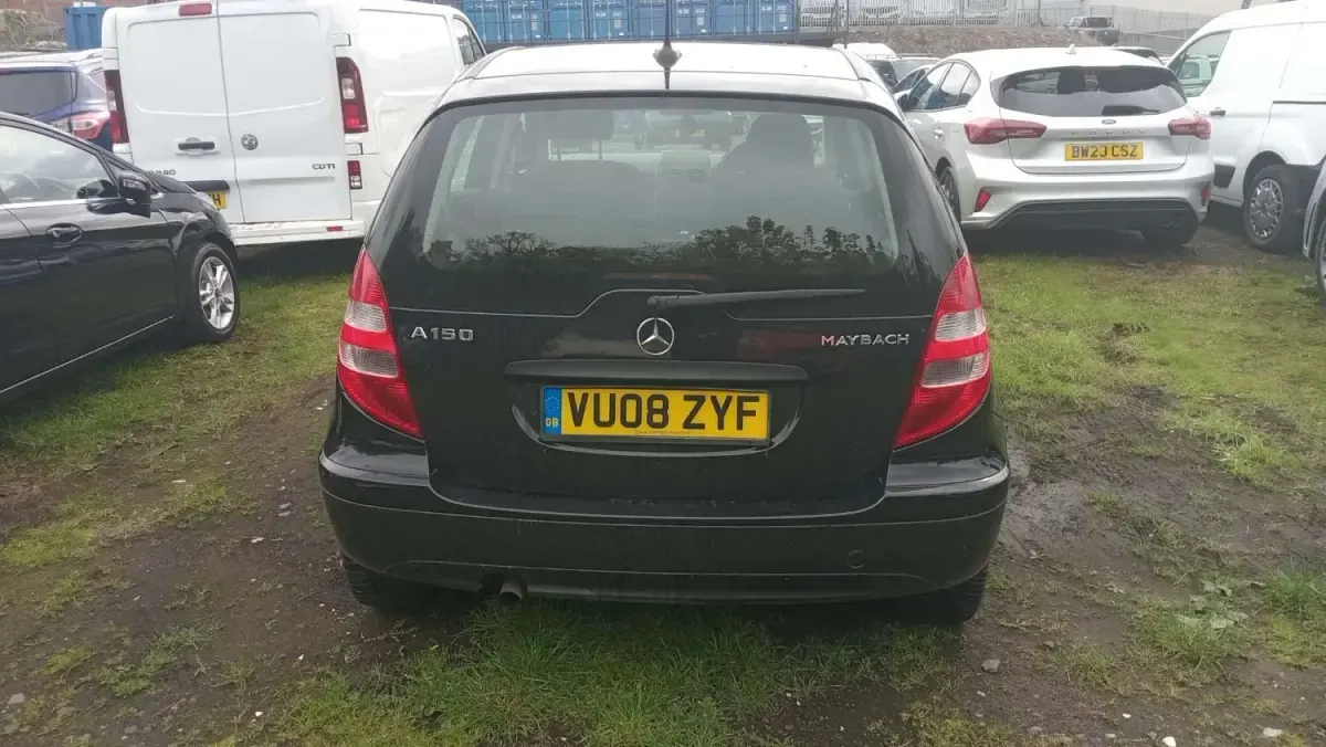 Used Mercedes A150 Classic 95 HP (69 kW) 2008 Black Hatchback