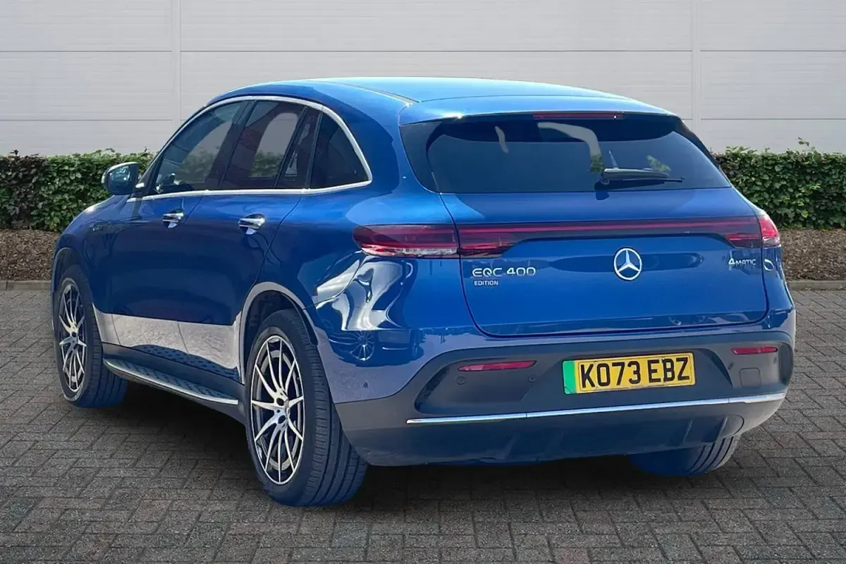 Used Mercedes EQC400 AMG line 300 kW (408 HP) 2023 Blue SUV