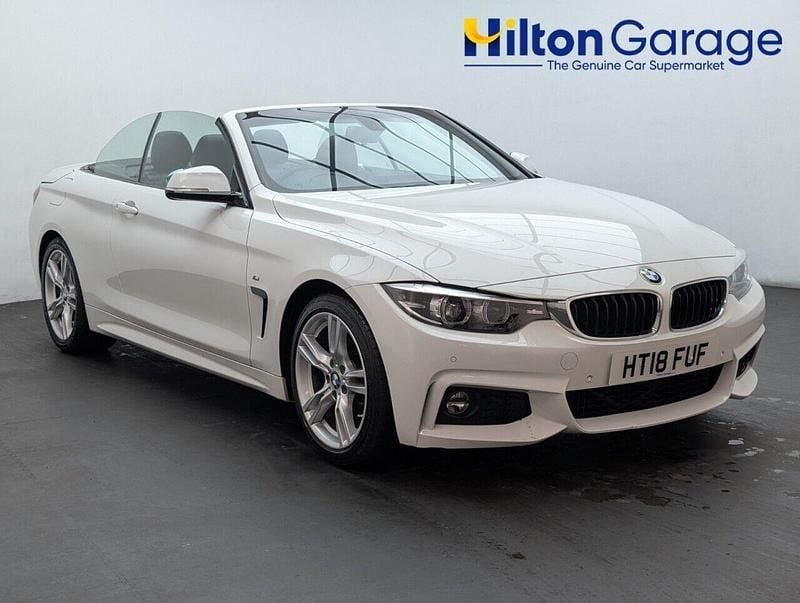 White Used 2018 BMW 420 M Sport Cabriolet | £15,950 (Fair price) - Image 1/4