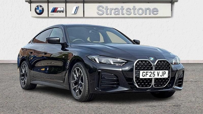 Black Used 2025 BMW 420 Gran Coupé M Sport Coupe | £33,495 (Good price) - Image 1/3