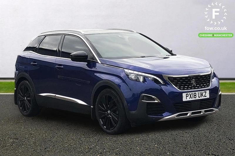 Blue Used 2018 Peugeot 3008 Premium Estate | £14,099 (Fair price) - Image 1/3
