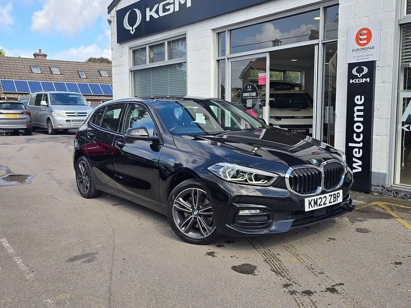 Black Used 2022 BMW 116 Sport Line Hatchback | £18,895 (Fair price) - Image 1/4