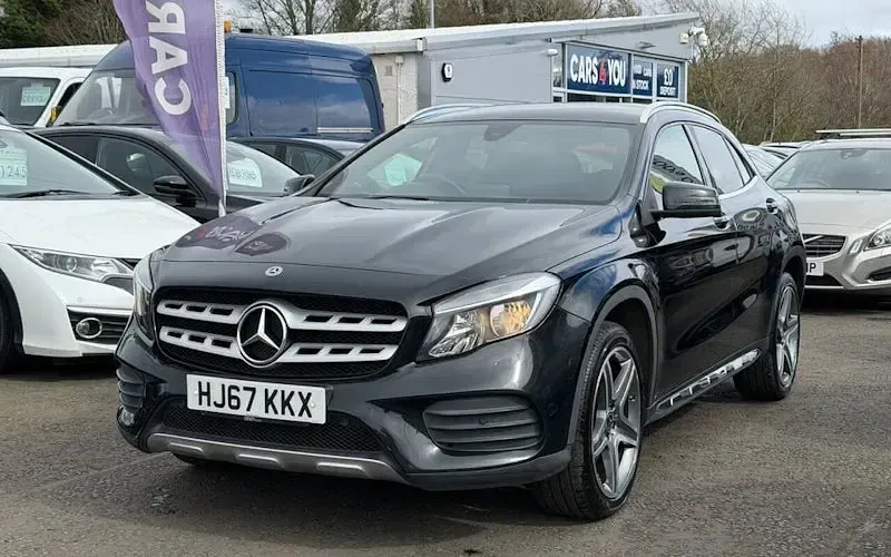 Used Mercedes GLA220 AMG line 177 HP (130 kW) 2017 Black SUV
