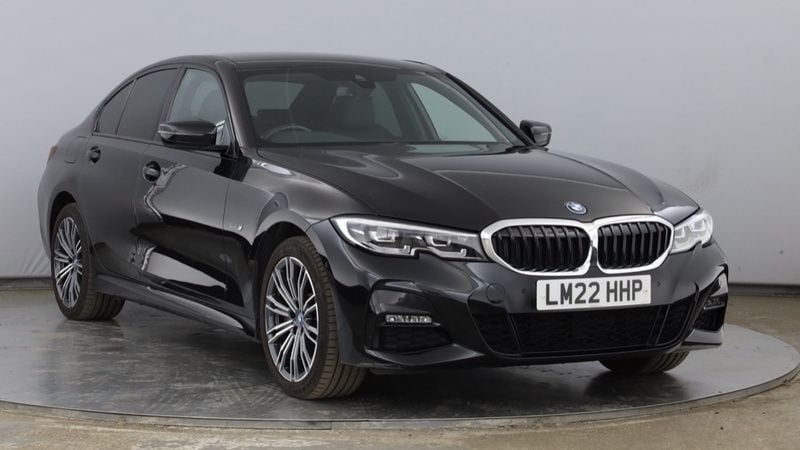 Black Used 2022 BMW 330e M Sport | £22,900 (Super price) - Image 1/4