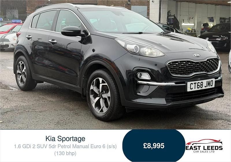 Used Kia Sportage 130 HP (95 kW) 2019 Black SUV