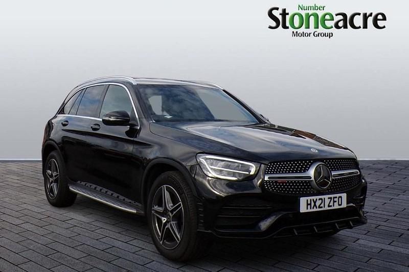 Black Used 2021 Mercedes GLC300 AMG line Estate | £26,595 (Super price) - Image 1/1