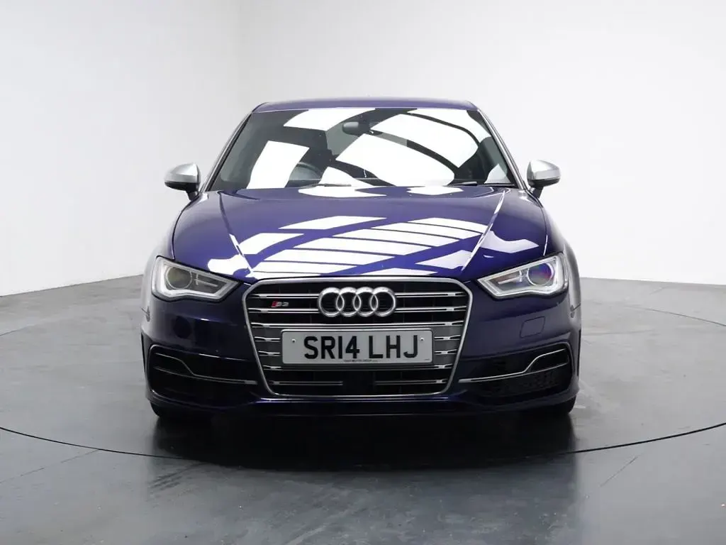 Used Audi S3 Sportback Advanced 300 HP (220 kW) 2014 Blue Hatchback