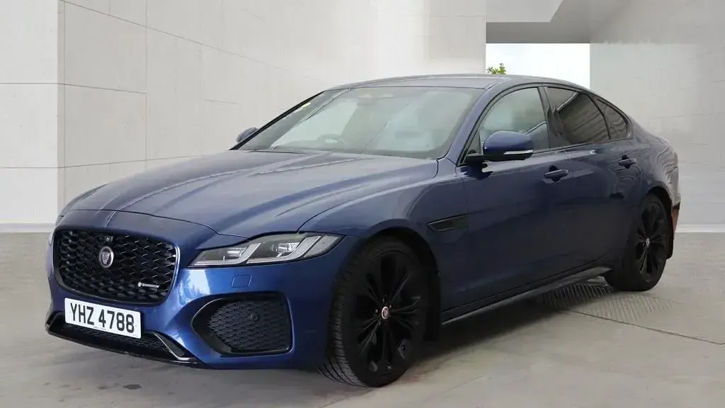 Used Jaguar XF R-Dynamic 204 HP (150 kW) 2021 Blue Sedan