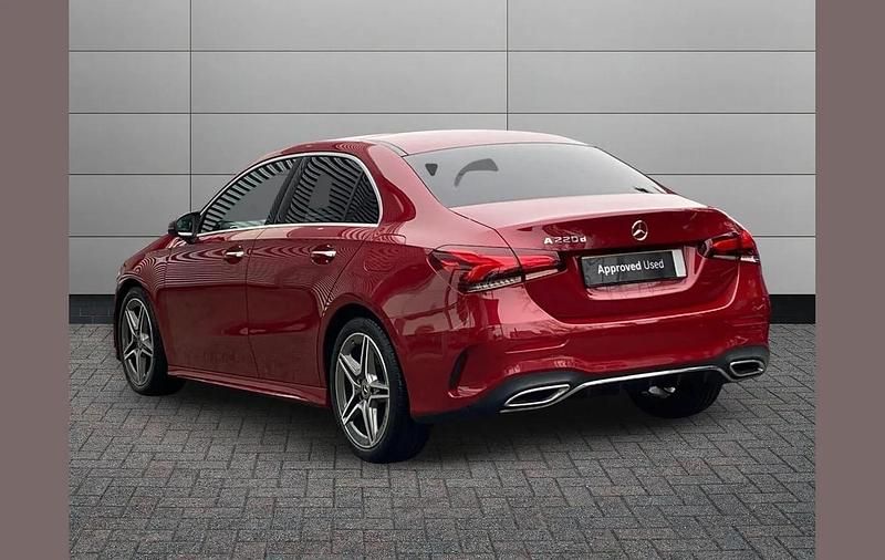 Used Mercedes A220 AMG Line Premium Plus 190 HP (139 kW) 2021 Red Sedan